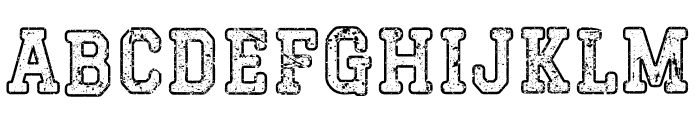 Baseball Grunge Grunge 5 Font UPPERCASE