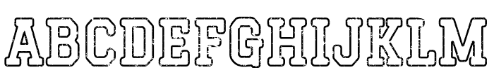 Baseball Grunge Grunge 6 Font LOWERCASE