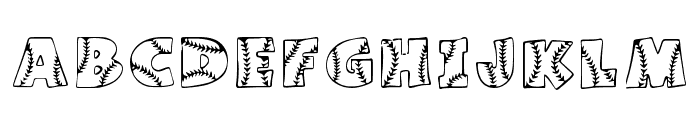 Baseball Regular Font UPPERCASE