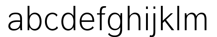 Baseface Thin Font LOWERCASE