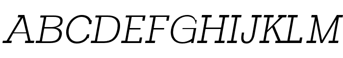 Basel-Italic Font UPPERCASE