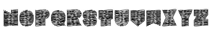 Basenglah-Scribble Font UPPERCASE