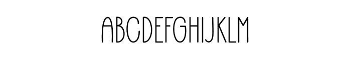 Basic Writing Font UPPERCASE