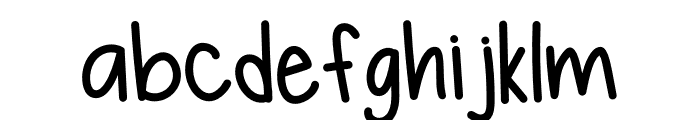 BasicMoon Regular Font LOWERCASE