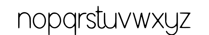 Basic_Minimalist Font LOWERCASE