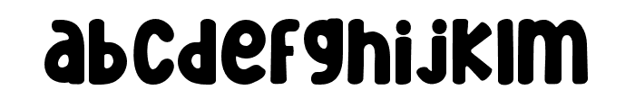 Basicparty-Regular Font LOWERCASE
