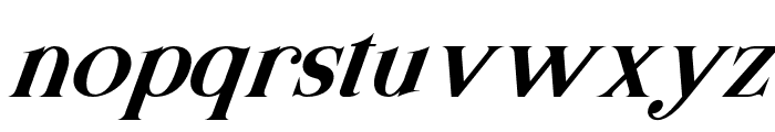 BasicsSerif-Italic Font LOWERCASE