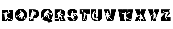 Basketball Regular Font UPPERCASE