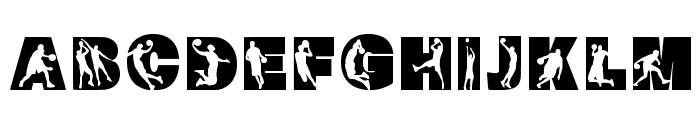 Basketball Regular Font LOWERCASE