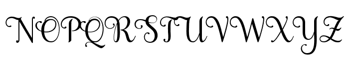 Baslien Font UPPERCASE