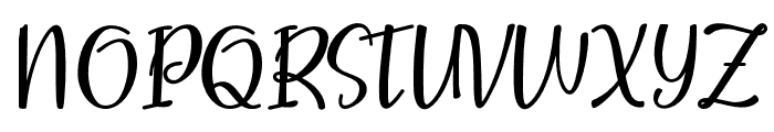 Bastelique Font UPPERCASE