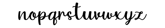 Bastelique Font LOWERCASE