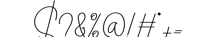 Bastian Signature Font OTHER CHARS