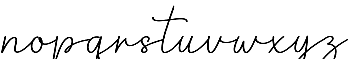 Bastian Signature Font LOWERCASE