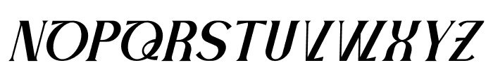 BastianCalton Italic Font UPPERCASE