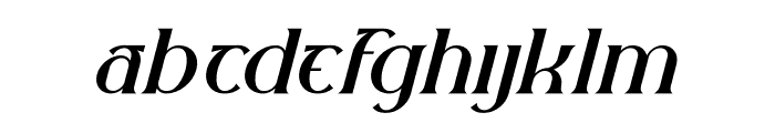 BastianCalton Italic Font LOWERCASE