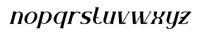 BastianCalton Italic Font LOWERCASE