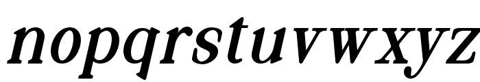 BastianiModern-BoldItalic Font LOWERCASE