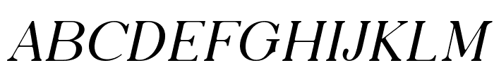 BastianiModern-Italic Font UPPERCASE