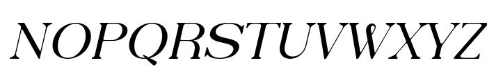 BastianiModern-Italic Font UPPERCASE