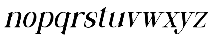 BastianiModern-Italic Font LOWERCASE