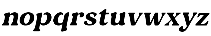 Bastie-Italic Font LOWERCASE