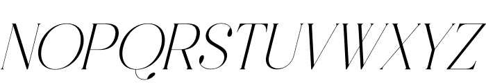 Bastiken Italic Font UPPERCASE