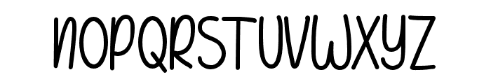 BastinCutie-Medium Font UPPERCASE