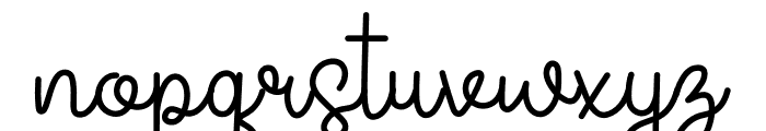 Bastiolla Font LOWERCASE