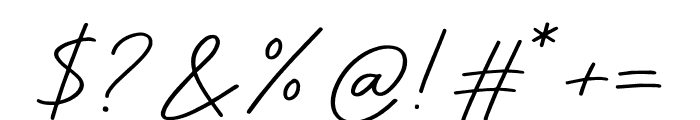 Bastoney Font OTHER CHARS
