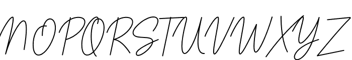 Bastony Signature Font UPPERCASE