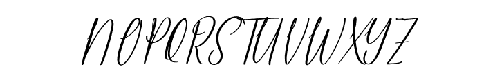 Bastopher Italic Font UPPERCASE