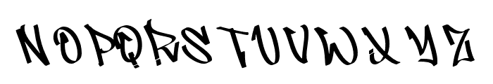 Bastrad-Regular Font LOWERCASE