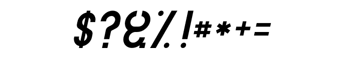 Basvha Italic Font OTHER CHARS