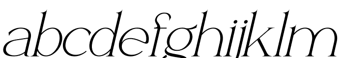 Baswaran Italic Font LOWERCASE