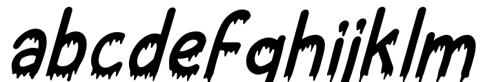 Bat Boo Italic Font LOWERCASE
