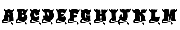 BatDaBoo III Font UPPERCASE