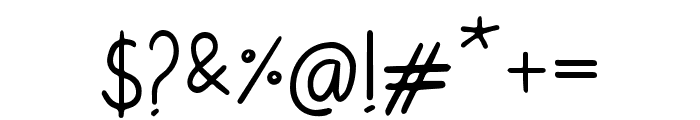 BatHabit-Regular Font OTHER CHARS
