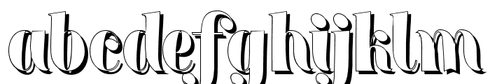 Batagore-Shadow Font LOWERCASE