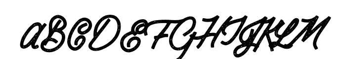 BataviaScriptRough Font UPPERCASE