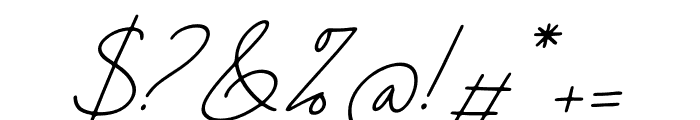 Batelga Italic Font OTHER CHARS