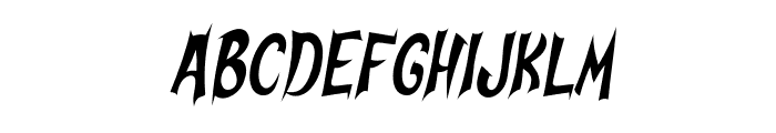 Batfan Italic Font UPPERCASE