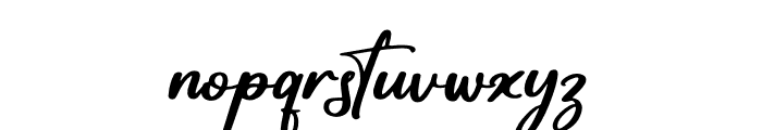 Bathoveng Signature Font LOWERCASE