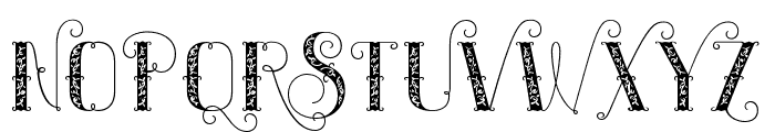 Batick In Black Regular Font UPPERCASE