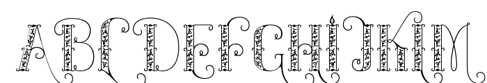 Batick White Regular Font UPPERCASE