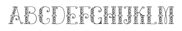 Batick White Regular Font LOWERCASE