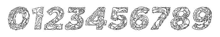Batique Italic Font OTHER CHARS
