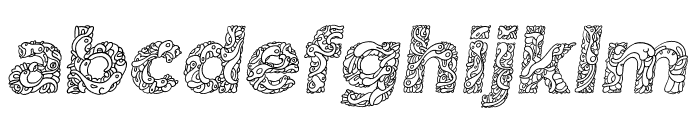 Batique Italic Font LOWERCASE