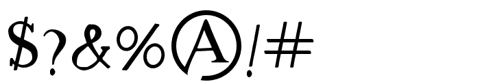 Batisde Serif  Font OTHER CHARS