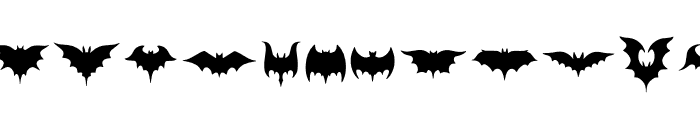 Batmun Font LOWERCASE